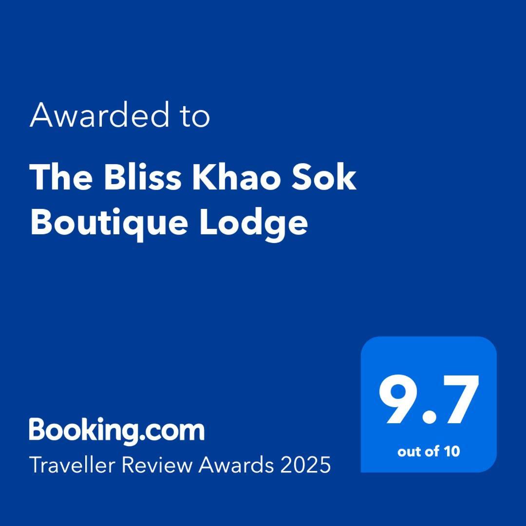 The Bliss Khao Sok Boutique Lodge Khao Sok National Park Exterior photo